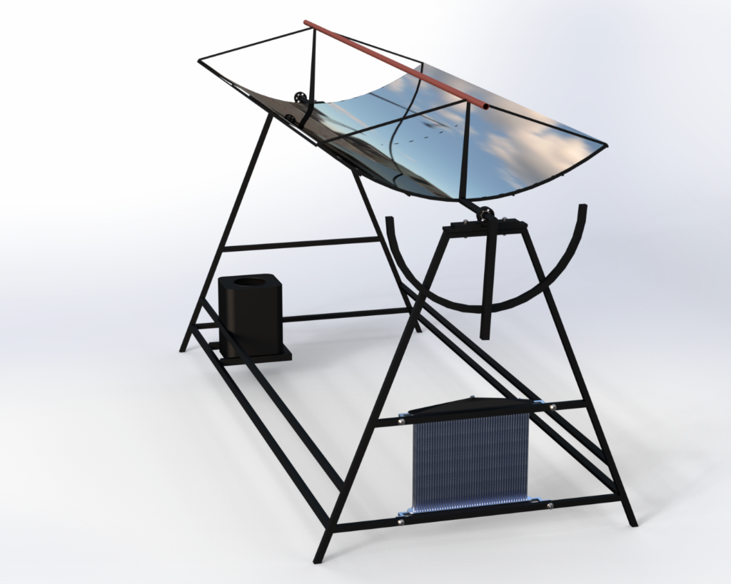 Solar Parabolic Trough Concentrator — Domestic Thermal Heating System